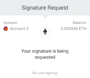 Sign transaction for unstoppable domains