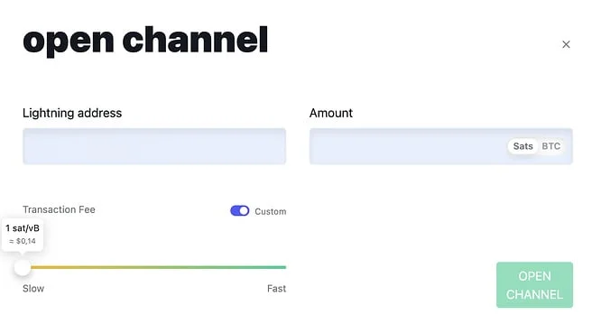 bitcoin lightning open payment channel