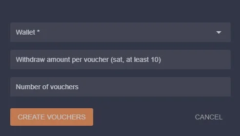 configure withdrawal for Bitcoin QR code
