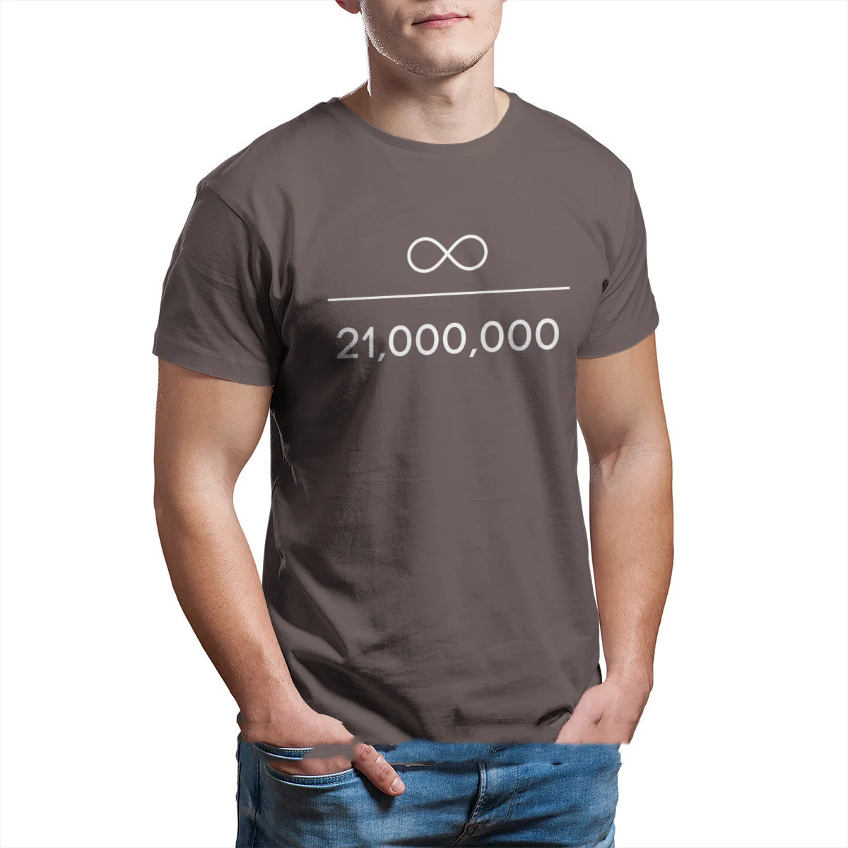 Bitcoin T-Shirt Infinity Divided by 21 Million - Image 4