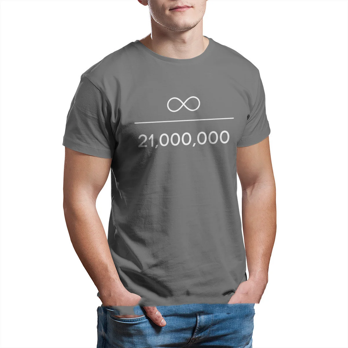 Bitcoin T-Shirt Infinity Divided by 21 Million