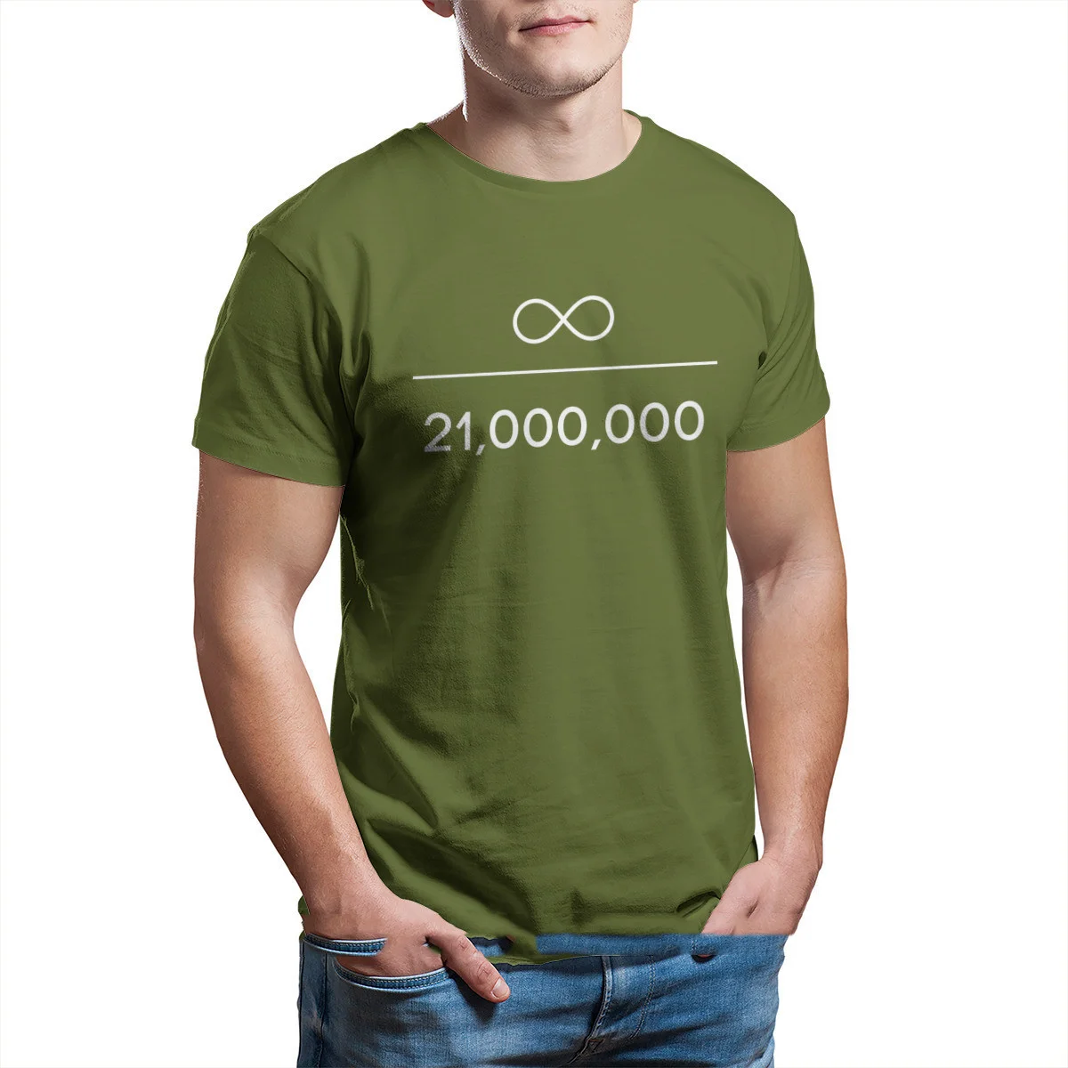Bitcoin T-Shirt Infinity Divided by 21 Million - Image 5