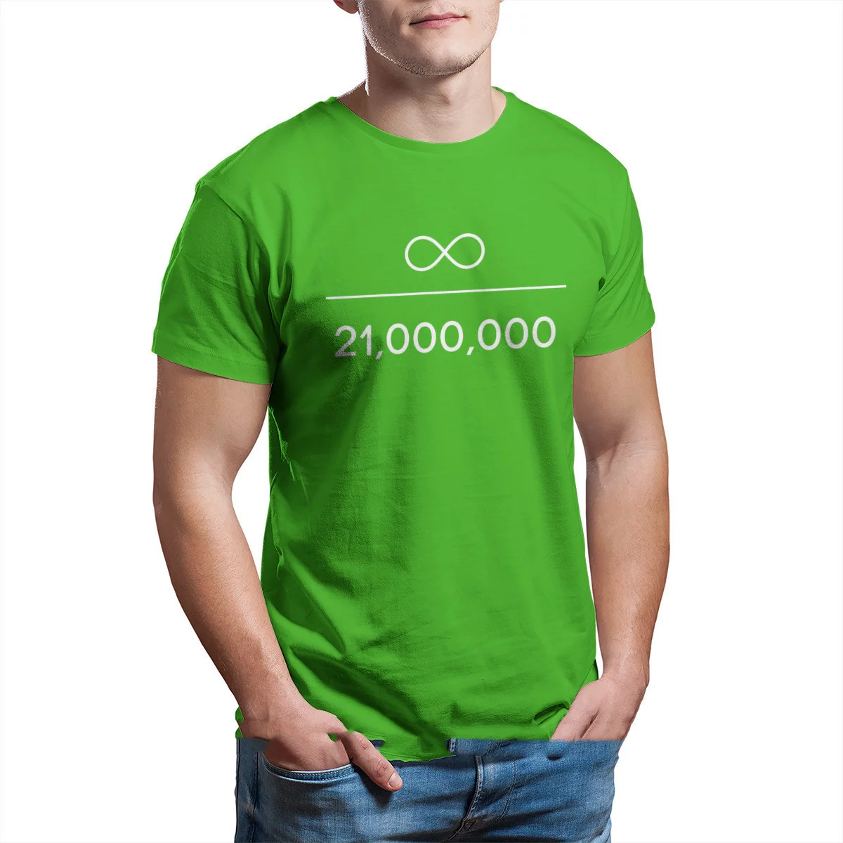 Bitcoin T-Shirt Infinity Divided by 21 Million - Image 2